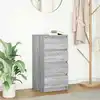 Image de vidaXL Buffet sonoma gris 37,5x35x76 cm bois d'ingénierie