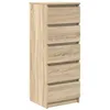 Image de vidaXL Buffet avec tiroirs chêne sonoma 37,5x35x99 cm bois ingénierie
