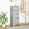 Image de vidaXL Buffet avec tiroirs sonoma gris 37,5x35x99 cm bois d'ingénierie