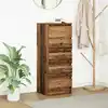 Image de vidaXL Buffet avec tiroirs vieux bois 37,5x35x99 cm bois d'ingénierie