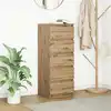 Image de vidaXL Buffet et tiroirs chêne artisanal 37,5x35x99 cm bois ingénierie