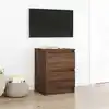 Image de vidaXL Meuble TV chêne marron 40x35x54 cm bois d'ingénierie
