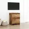 Image de vidaXL Meuble TV vieux bois 40x35x54 cm bois d'ingénierie