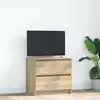 Image de vidaXL Meuble TV chêne sonoma 60x35x54 cm bois d'ingénierie