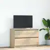 Image de vidaXL Meuble TV chêne sonoma 80x35x54 cm bois d'ingénierie