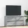 Image de vidaXL Meuble TV sonoma gris 100x35x54 cm bois d'ingénierie