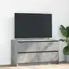 Image de vidaXL Meuble TV gris béton 100x35x54 cm bois d'ingénierie