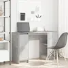 Image de vidaXL Bureau gris béton 120x42x76 cm bois d'ingénierie