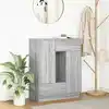 Image de vidaXL Buffet avec tiroirs et portes sonoma gris 73x31x90 cm