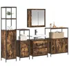 Image de vidaXL Ensemble de mobilier de salle de bain 5 pc Marron