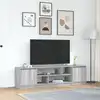 Image de vidaXL Meuble TV sonoma gris 188,5x41x50 cm bois d'ingénierie