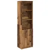 Image de vidaXL Buffet haut vieux bois 50x35x180 cm bois d'ingénierie