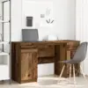 Image de vidaXL Bureau Bois ancien 140 x 49 x 76 cm Bois d'ingénierie