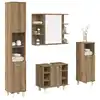 Image de vidaXL Ensemble de meubles salle de bain 4 pcs bois d'ingénierie