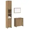 Image de vidaXL Ensemble de meubles salle de bain 3 pcs bois d'ingénierie