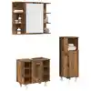 Image de vidaXL Ensemble de meubles salle de bain 3 pcs bois d'ingénierie