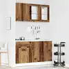 Image de vidaXL Ensemble de 4 meubles de cuisine "Lyon" en bois d'ingénierie vieilli