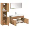 Image de vidaXL Ensemble de meubles salle de bain 5 pcs bois d'ingénierie