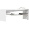 Image de vidaXL Meuble TV Blanc 100 x 40 x 40 cm Aggloméré