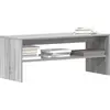 Image de vidaXL Meuble TV Sonoma gris 100x40x40 cm Bois d'ingénierie