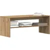 Image de vidaXL Meuble TV chêne artisanal 100x40x40 cm bois d'ingénierie