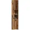 Image de vidaXL Armoire salle de bain vieux bois 30x30x183,5 cm bois ingénierie