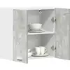 Image de vidaXL Armoire murale cuisine gris béton 60x31x60 cm bois d'ingénierie