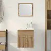 Image de vidaXL Ensemble de meubles salle de bain 2 pcs bois d'ingénierie