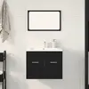 Image de vidaXL Ensemble de meubles salle de bain 2 pcs chêne noir