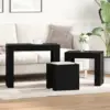 Image de vidaXL Tables gigognes 3 pcs Chêne noir Bois d'ingénierie