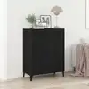 Image de vidaXL Buffet chêne noir 69,5x34x90 cm bois d'ingénierie