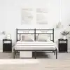 Image de vidaXL Tables de chevet 2 pièces Chêne noir 34 x 35,5 x 50 cm Bois d'ingénierie