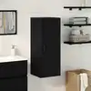 Image de vidaXL Armoire murale en chêne noir 34,5 x 34 x 90 cm Bois d'ingénierie