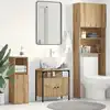 Image de vidaXL Armoire lavabo de salle de bain chêne artisanal 60x30x60 cm