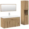 Image de vidaXL Ensemble de meubles salle de bain 4 pcs bois d'ingénierie
