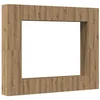 Image de vidaXL Ensemble de meuble TV mural 8 pcs chêne artisanal