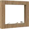 Image de vidaXL Ensemble de meuble TV mural 8 pcs chêne artisanal