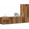 Image de vidaXL Meubles TV muraux 3 pcs vieux bois bois d'ingénierie