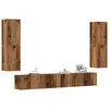 Image de vidaXL Meubles TV muraux 4 pcs vieux bois bois d'ingénierie