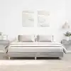 Image de vidaXL Cadre de lit sans matelas sonoma gris 180x200 cm