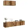 Image de vidaXL Ensemble de meuble TV mural 3 pcs vieux bois bois d'ingénierie