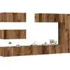Image de vidaXL Ensemble de meuble TV mural 7 pcs vieux bois bois d'ingénierie