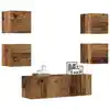 Image de vidaXL Ensemble de meuble TV mural 5 pcs vieux bois bois d'ingénierie