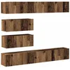 Image de vidaXL Ensemble de meuble TV mural 6 pcs vieux bois bois d'ingénierie