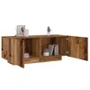 Image de vidaXL Table de chevet vieux bois 100x35x40 cm bois d'ingénierie