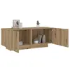Image de vidaXL Table de chevet chêne artisanal 100x35x40 cm bois d’ingénierie