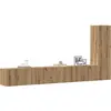 Image de vidaXL Ensemble de meuble TV mural 3 pcs chêne artisanal