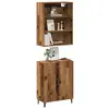 Image de vidaXL Buffet avec armoire murale vieux bois bois d'ingénierie