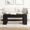 Image de vidaXL Table basse Chêne noir 102 x 55 x 42 cm Bois d'ingénierie