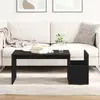 Image de vidaXL Table basse Chêne noir 90 x 45 x 35 cm Bois d'ingénierie